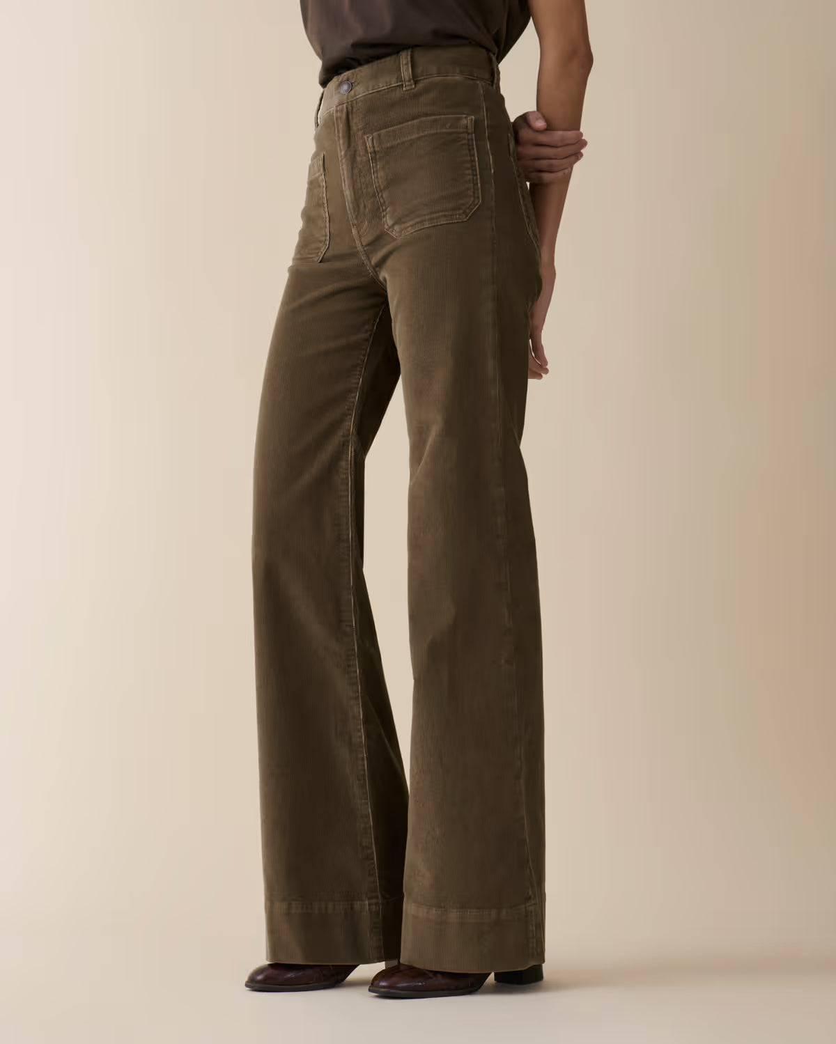 St Monica Brown Corduroy