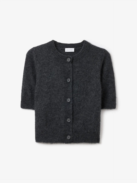 Brushed Cardigan Top