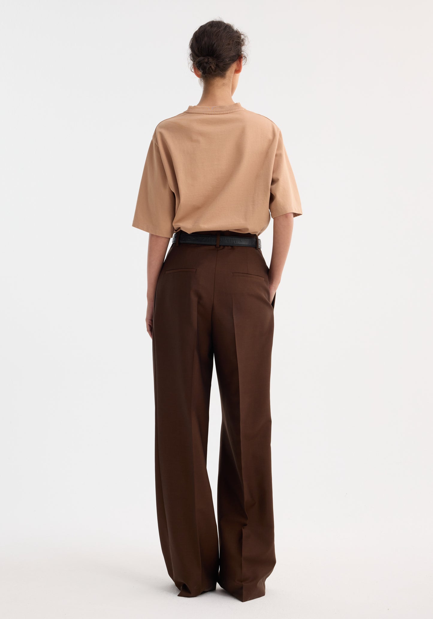 Mid-Waist Tailored Trousers