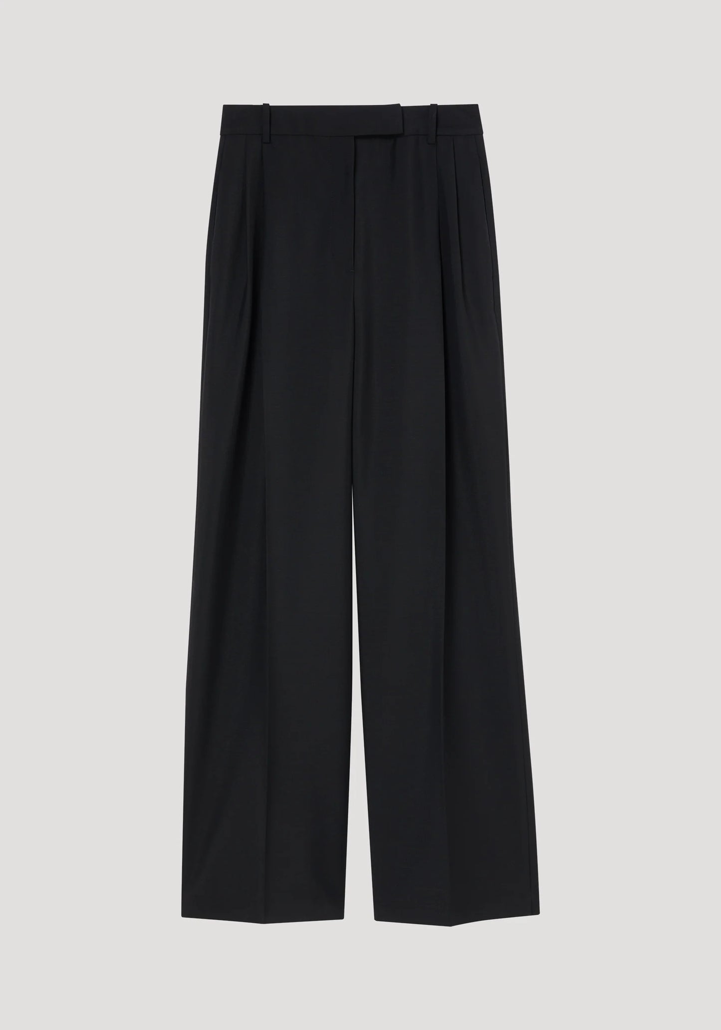 Mid-Waisted Tailored Trousers