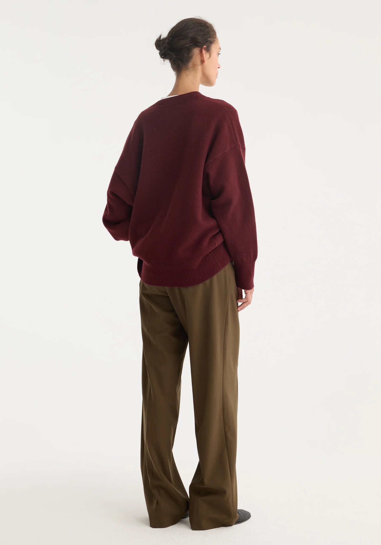 V-Neck Knitted Jumper