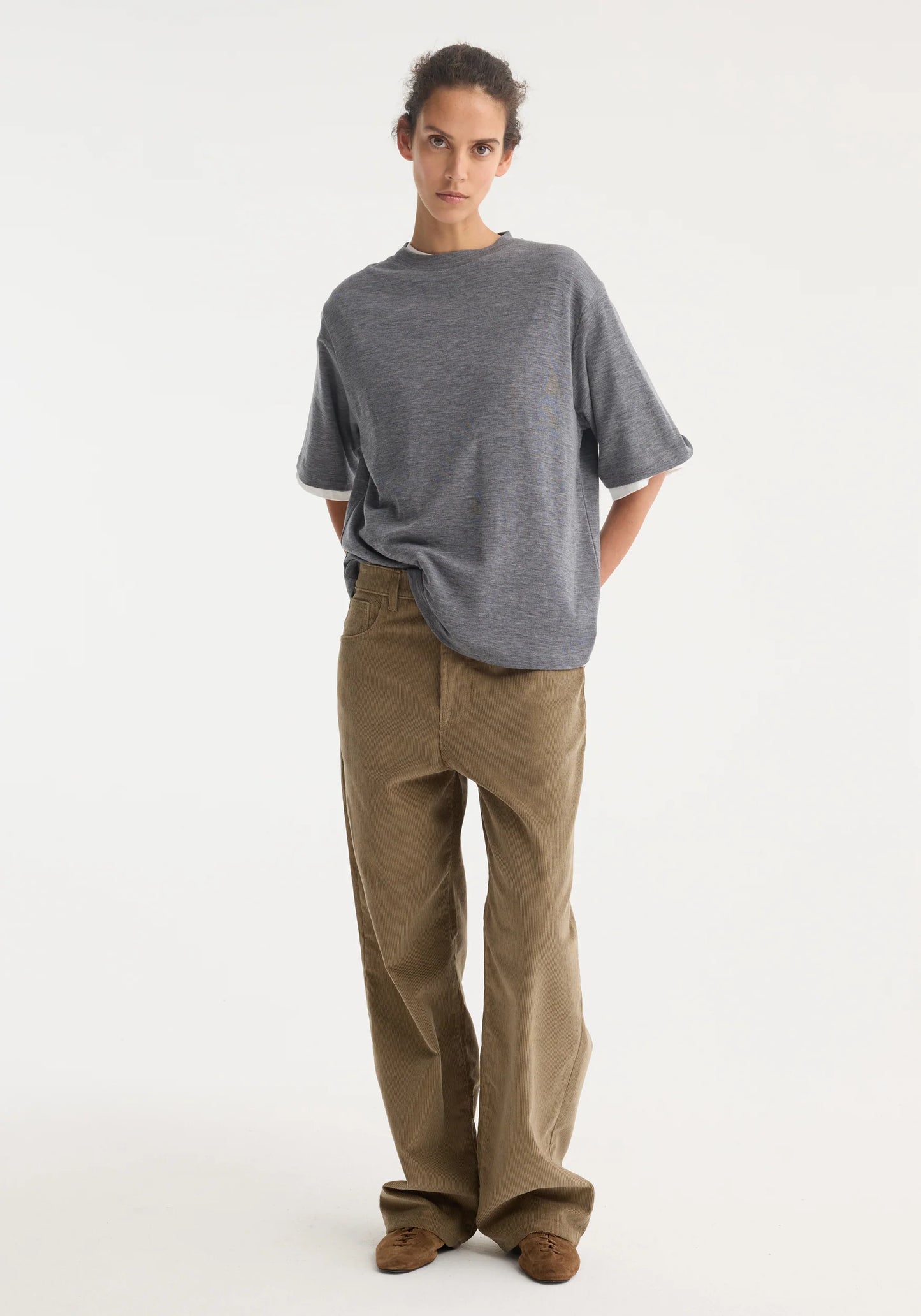 Relaxed Corduroy Trousers