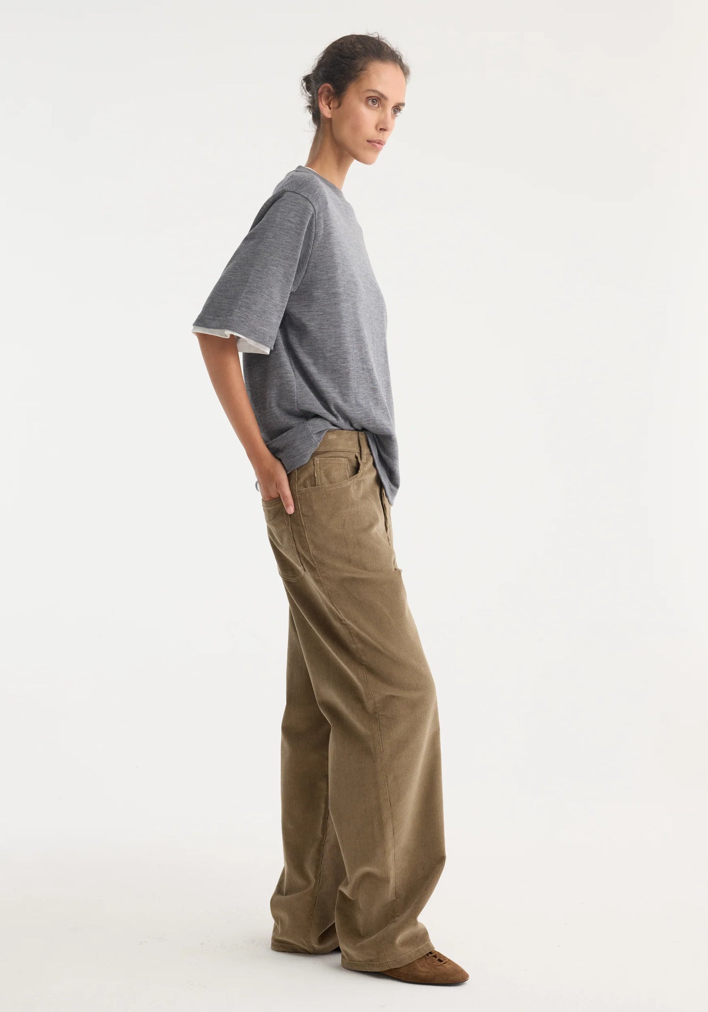 Relaxed Corduroy Trousers