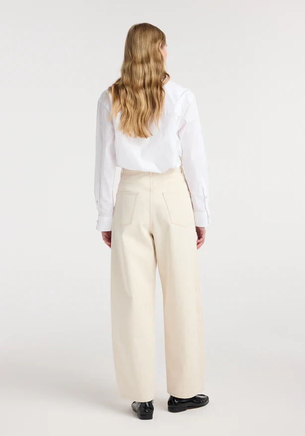 Berber barrel leg denim