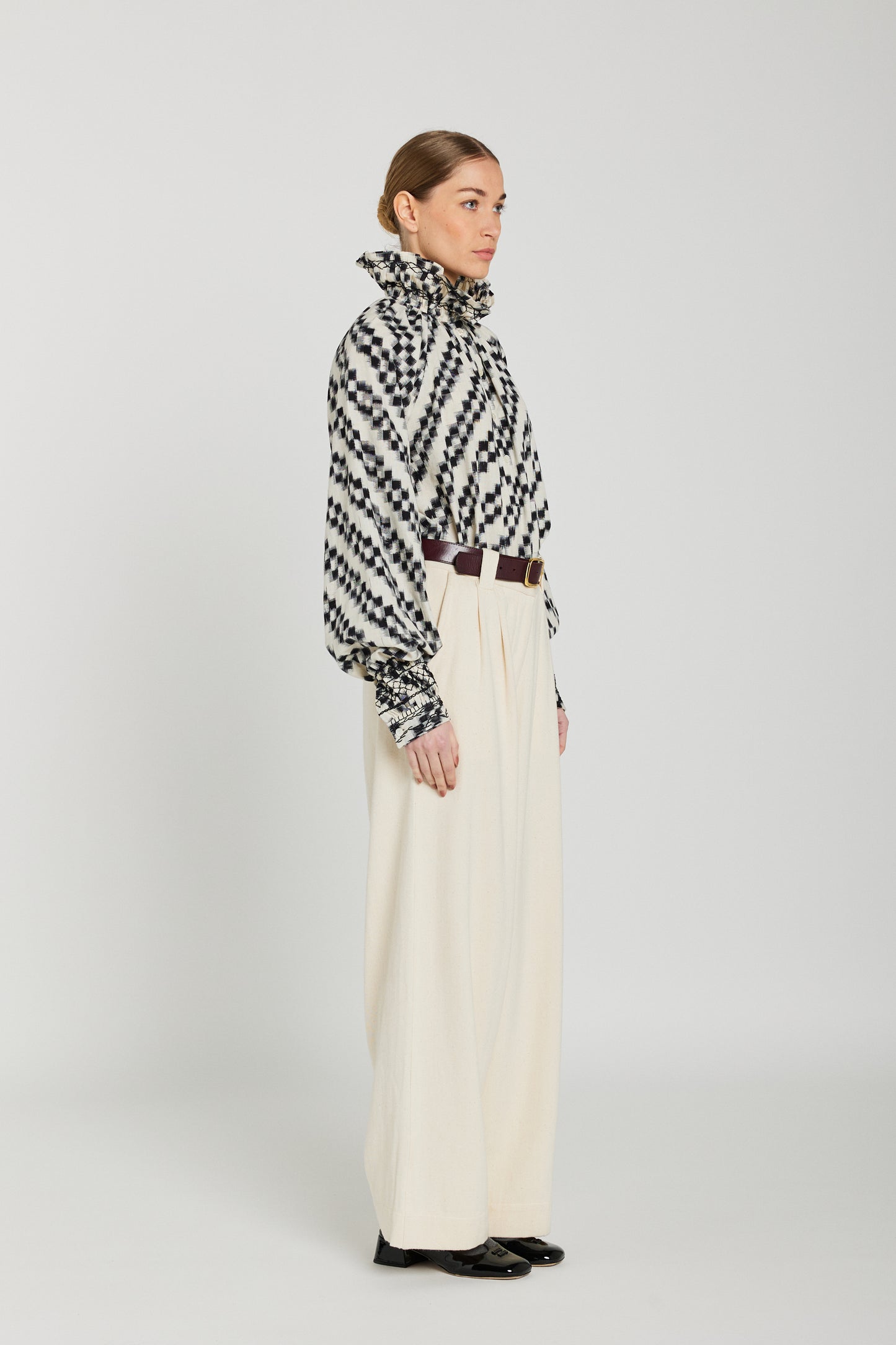 Abril Blouse in Ikat