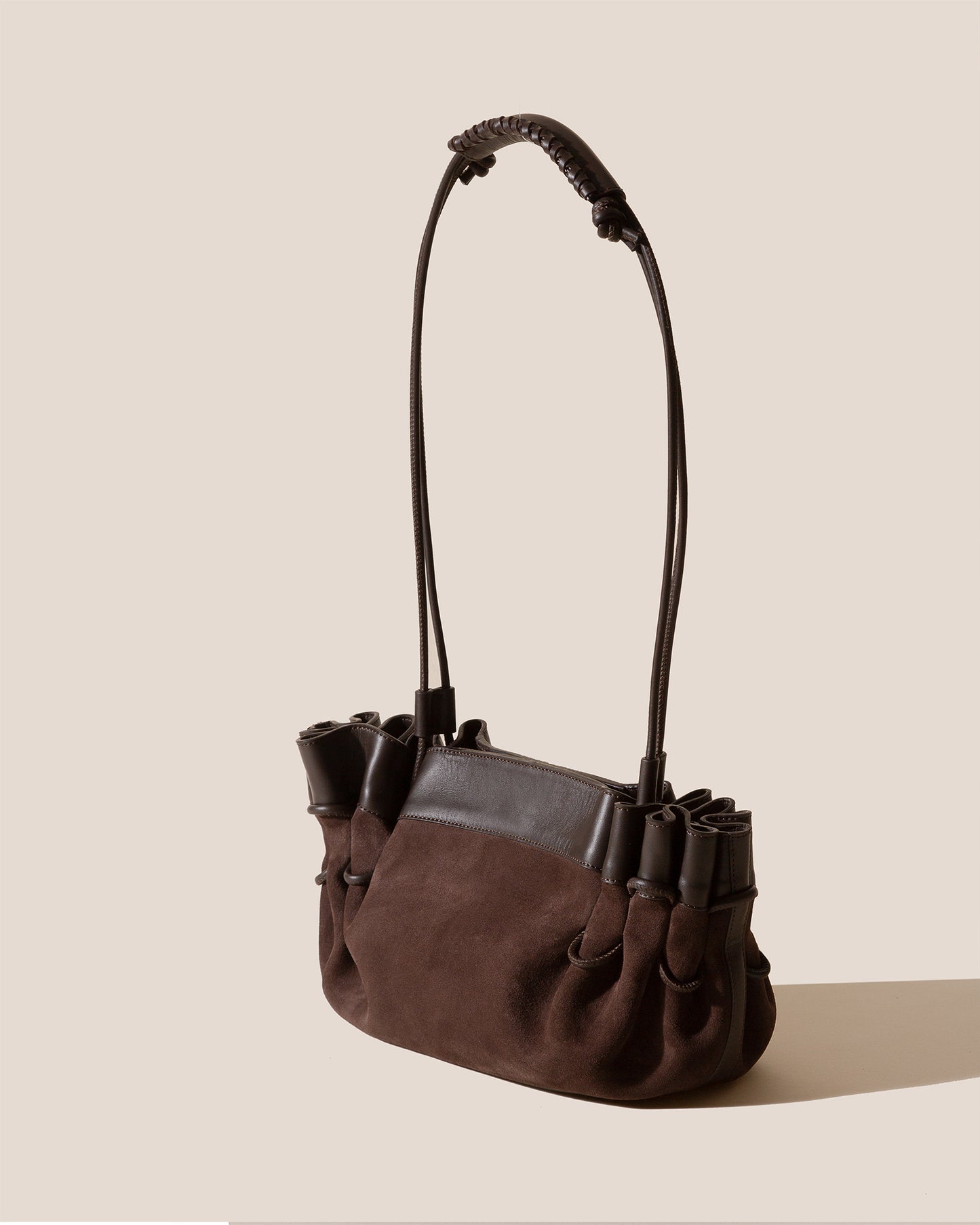 Arta Suede Dark Brown Bag