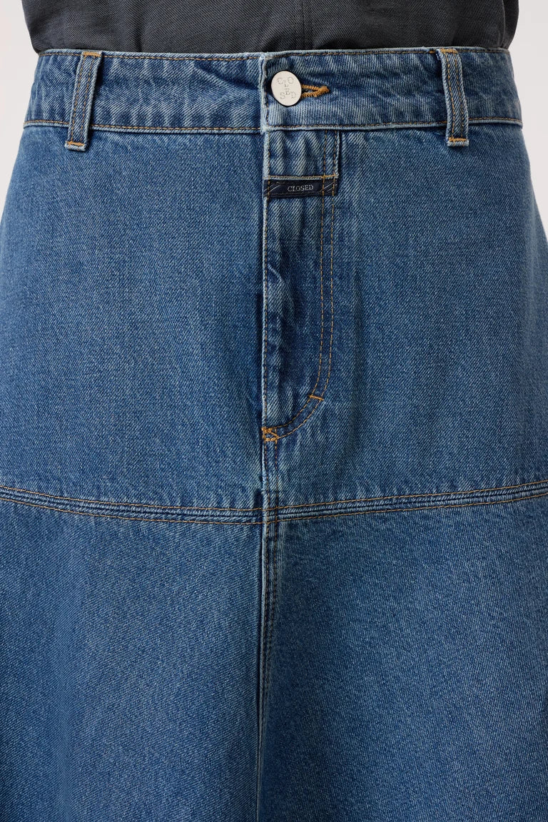 Long Denim Skirt