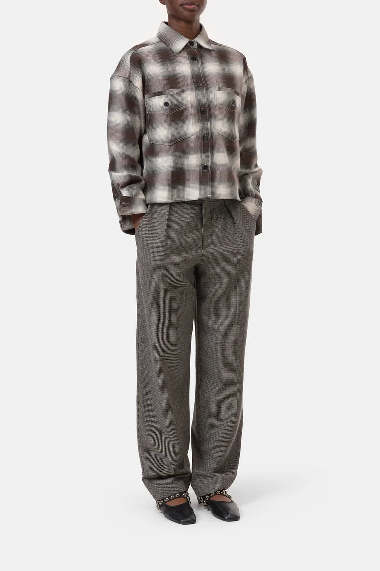 Cropped Oversized Shirt