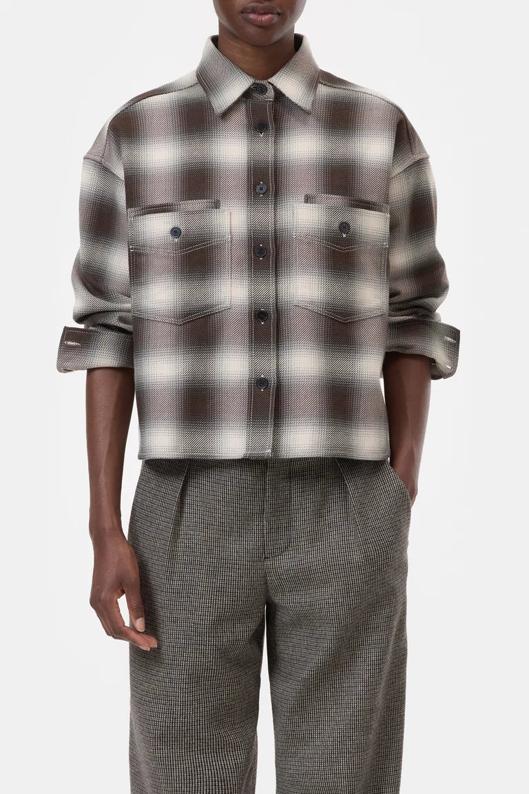 Cropped Oversized Shirt
