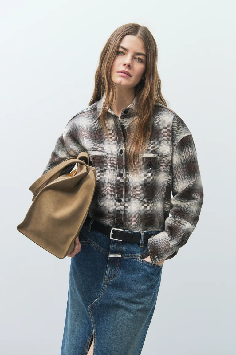 Cropped Oversized Shirt