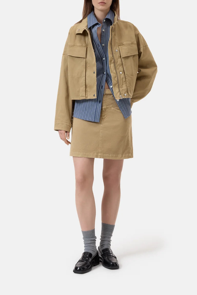 Cotton-twill Jacket Urban Beige