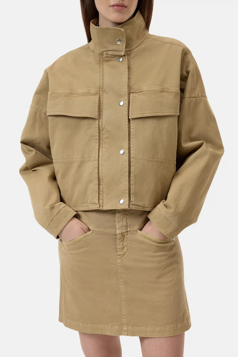 Cotton-twill Jacket Urban Beige