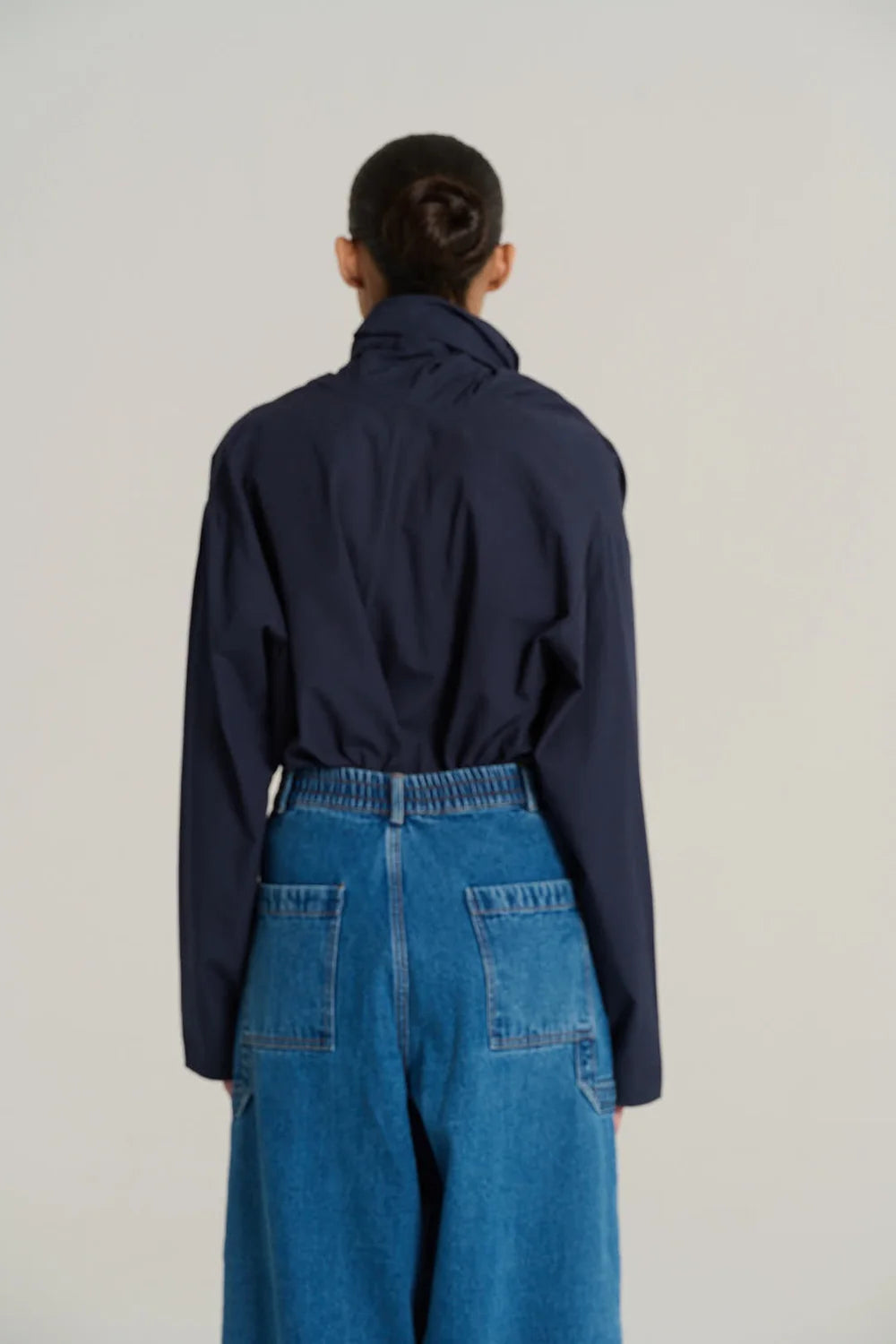 Marcel blouse in navy