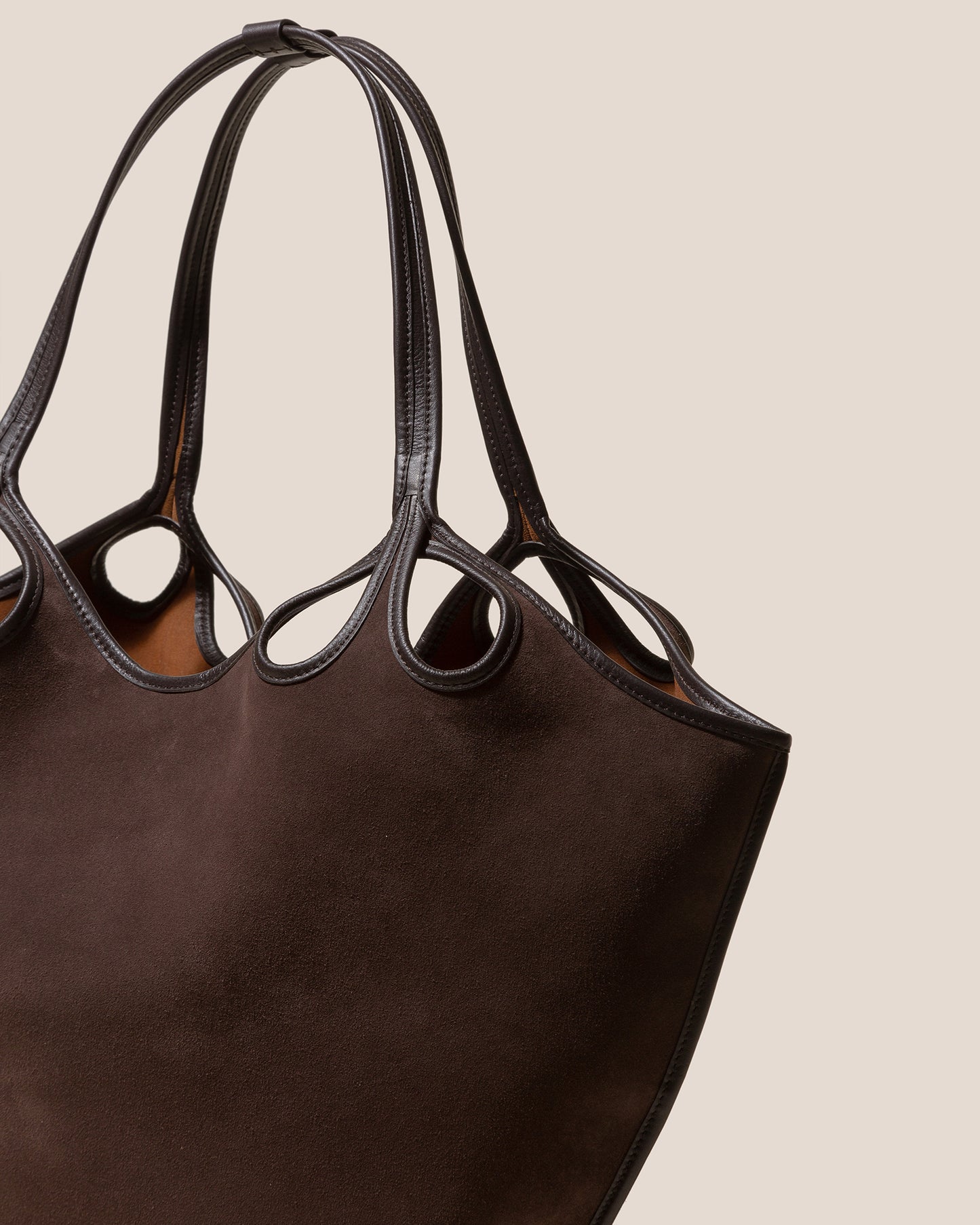 Escala Suede Dark Brown Bag