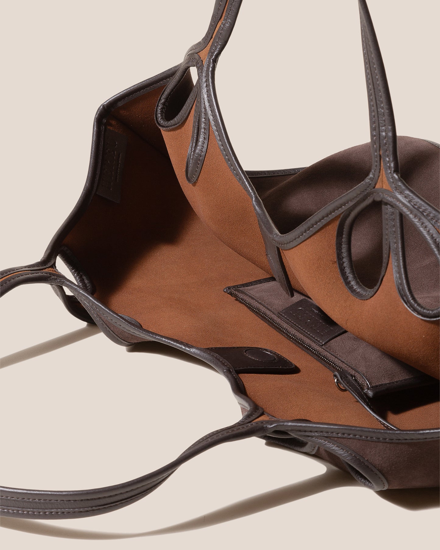 Escala Suede Dark Brown Bag