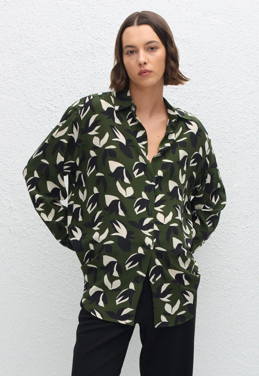 Long Sleeve Silk Shirt
