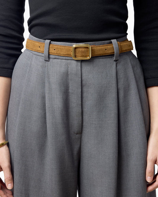 The Georgia Wide Belt Suede