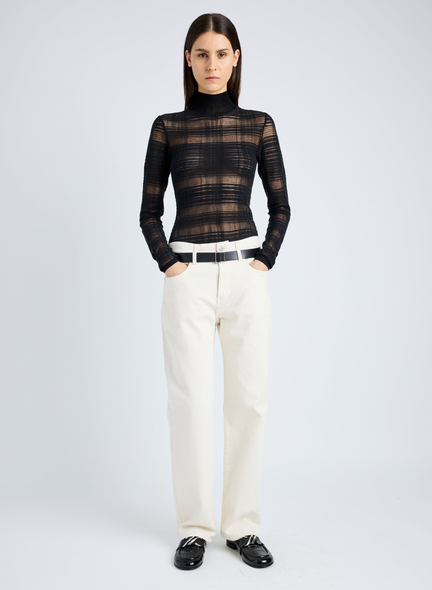 Stefanie Sweater in Plaid Knits