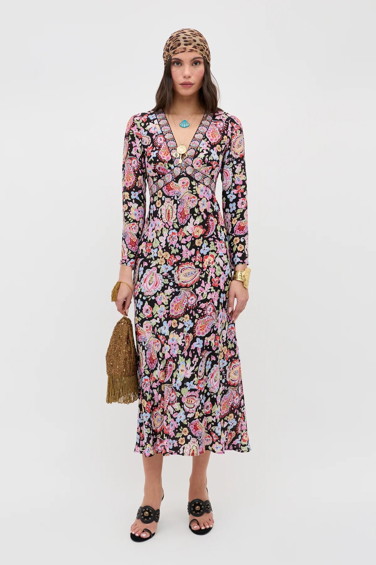 Tania Dress Black Floral