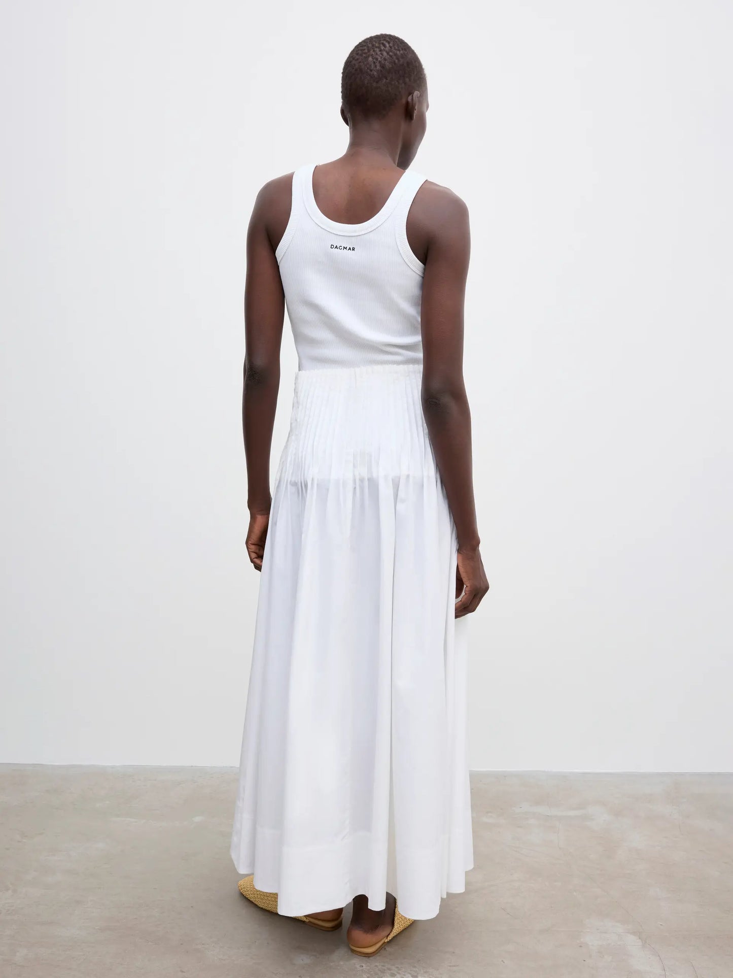 Poplin Maxi Skirt