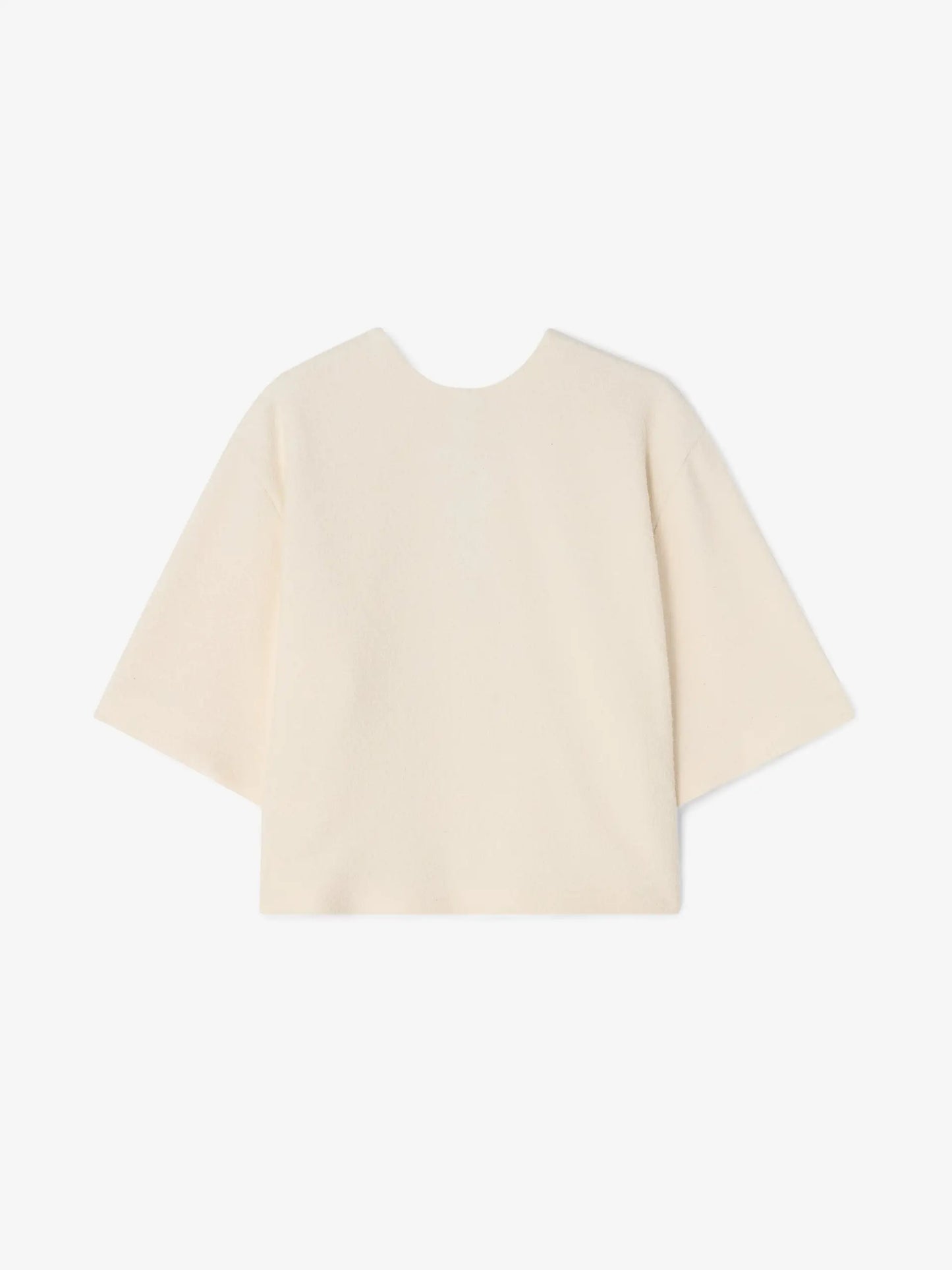 Woven bouclé t-shirt