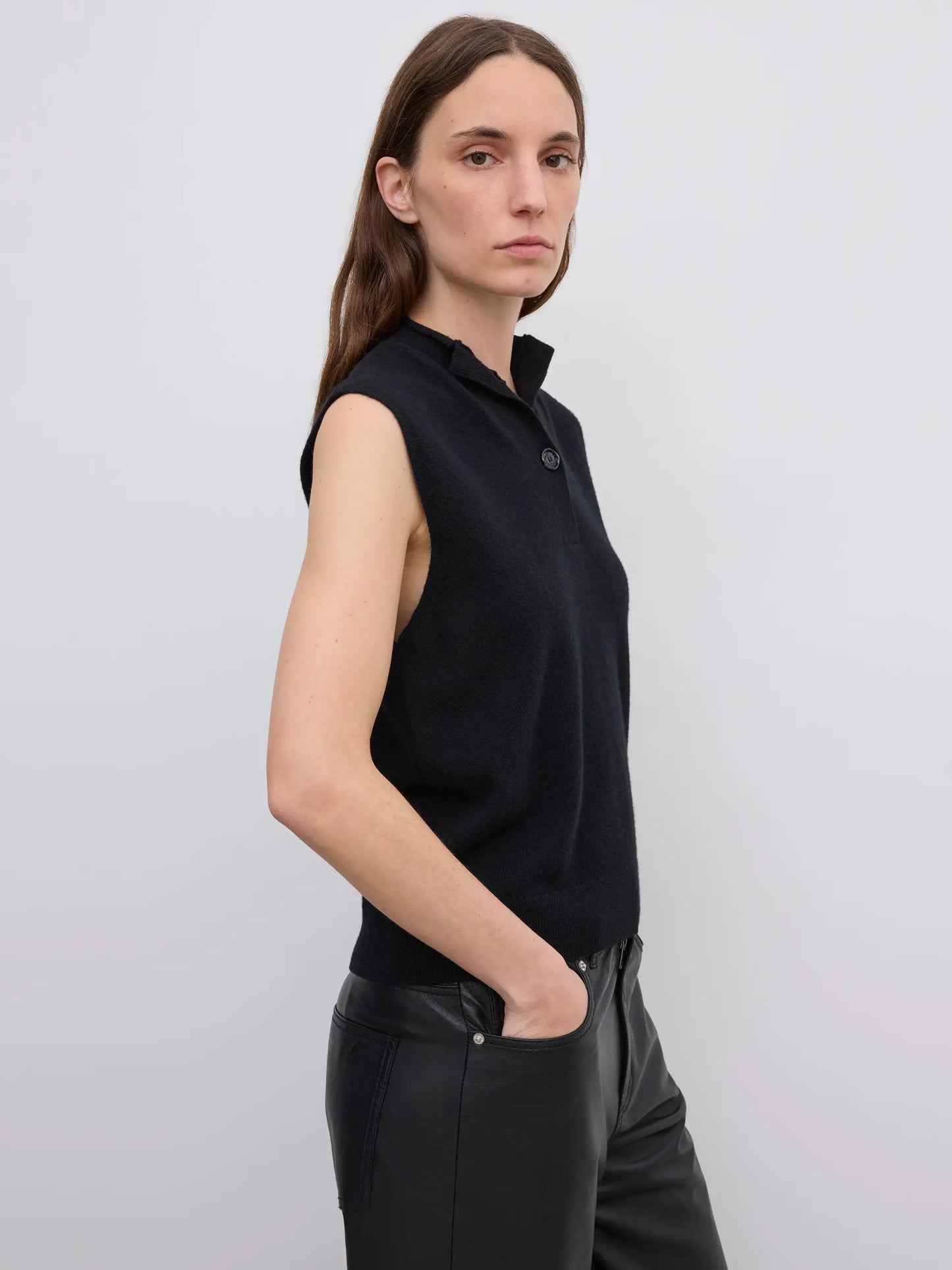 Sleeveless Knit Top