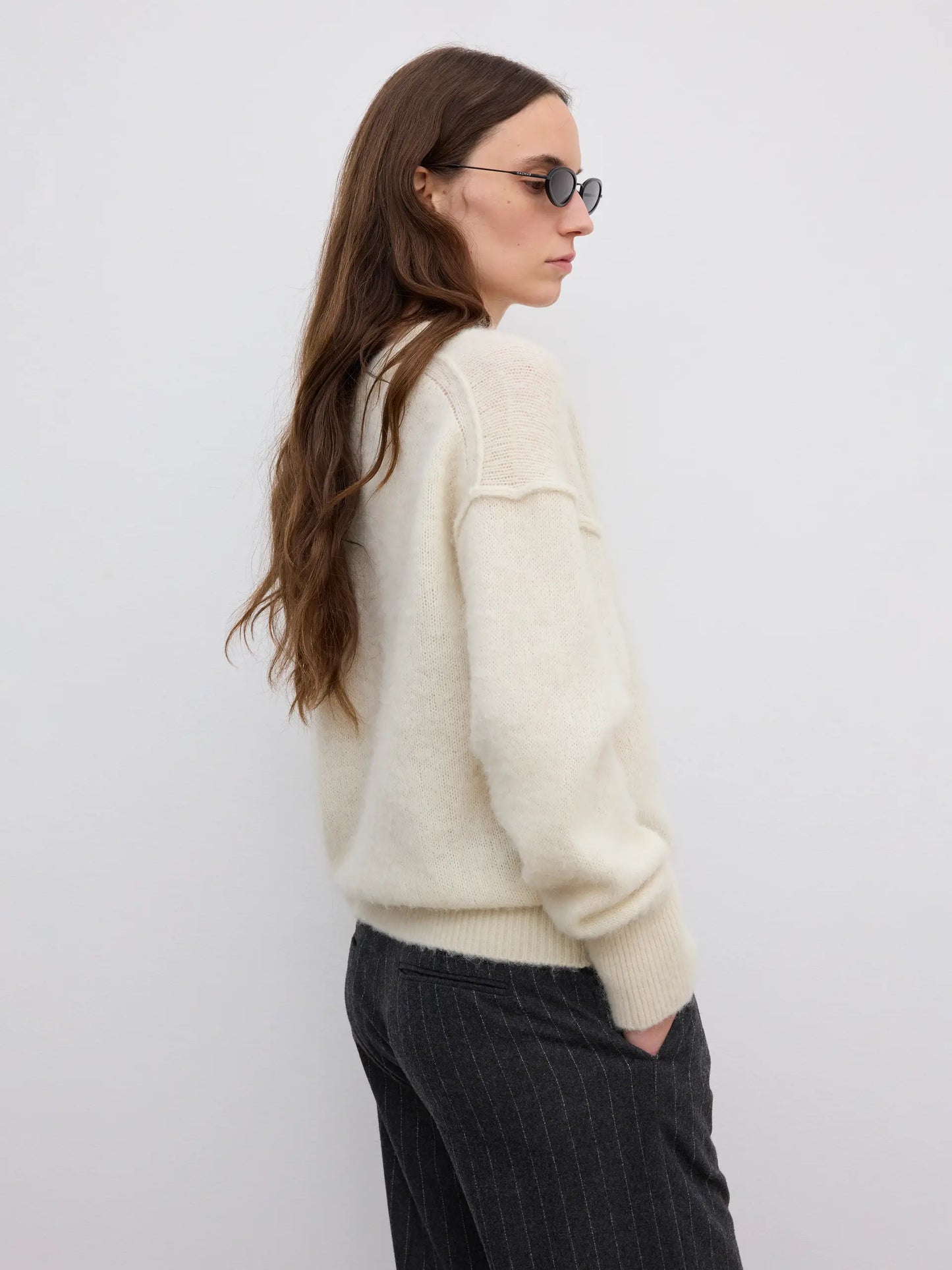 V-Neck Alpaca Knit