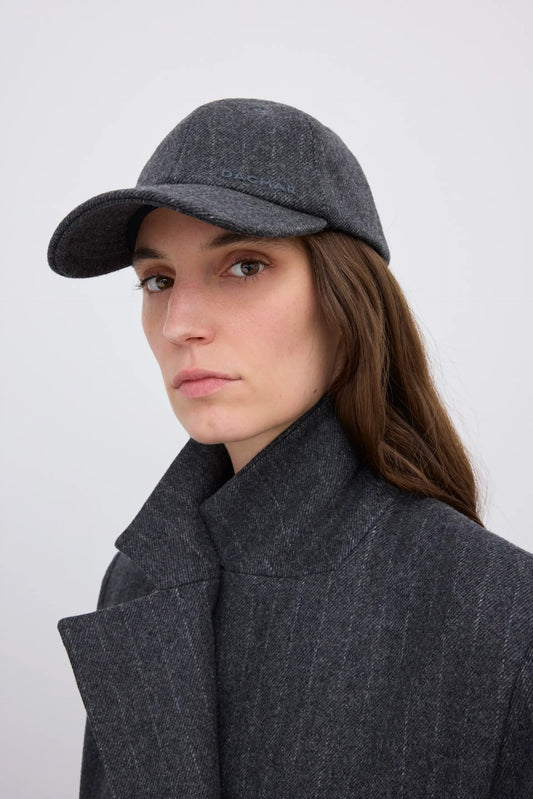 Wool Pinstripe Cap