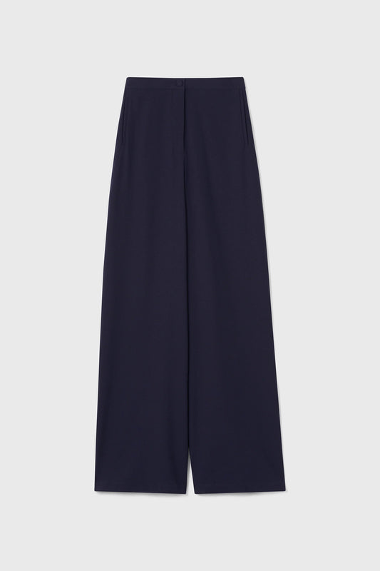 navy pants on a plain background