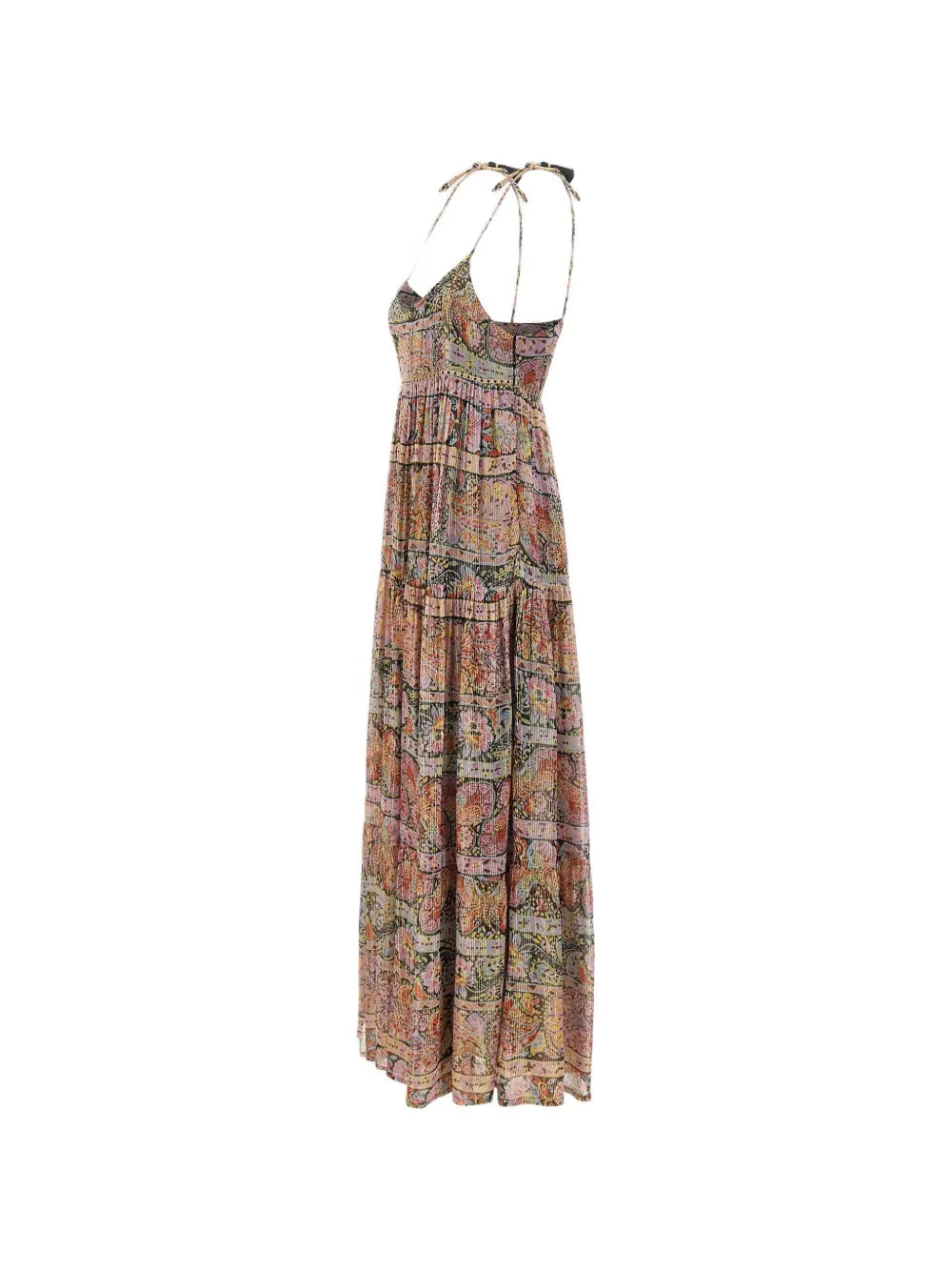 Patterned dress on a white background