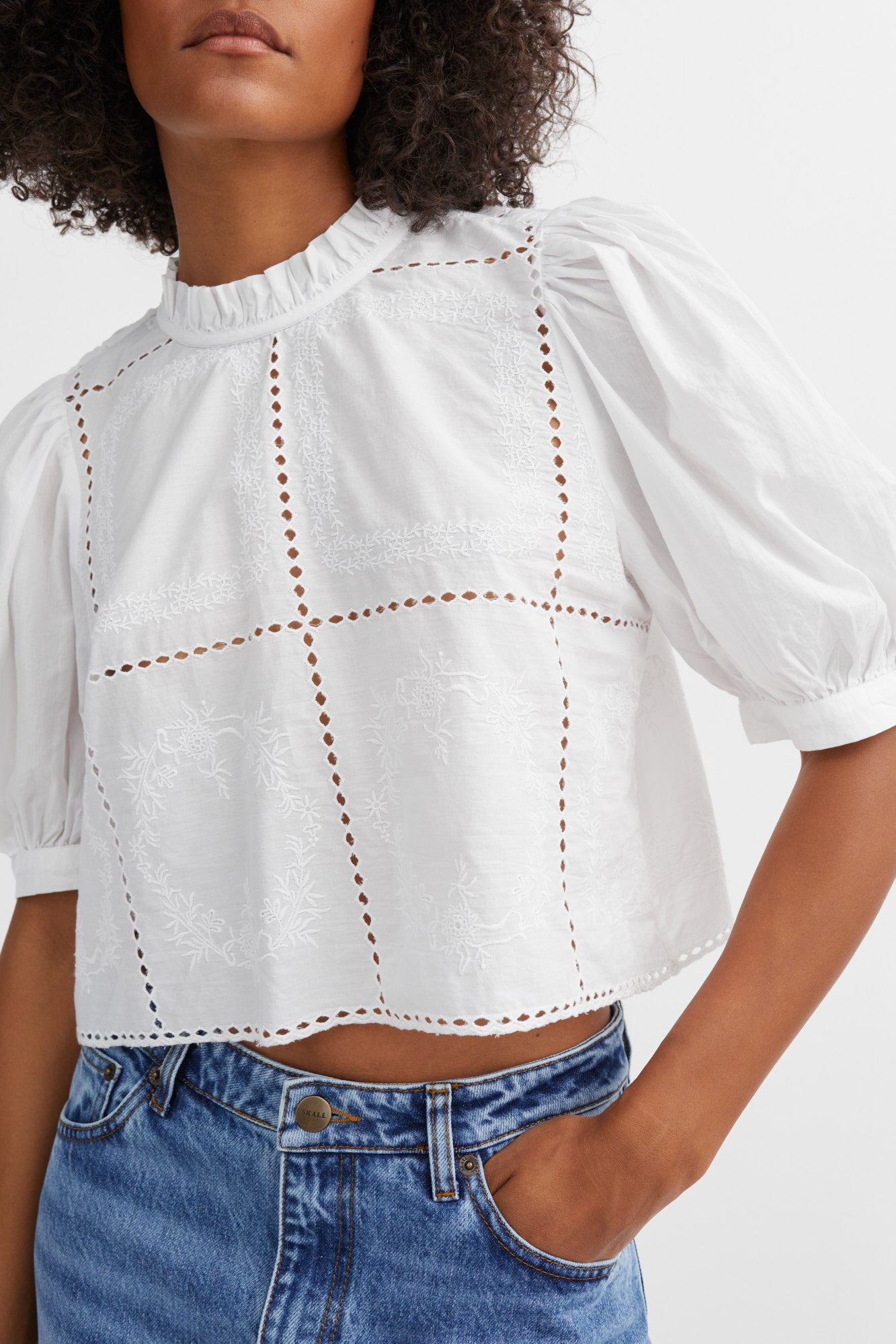 Anemone Crop Blouse