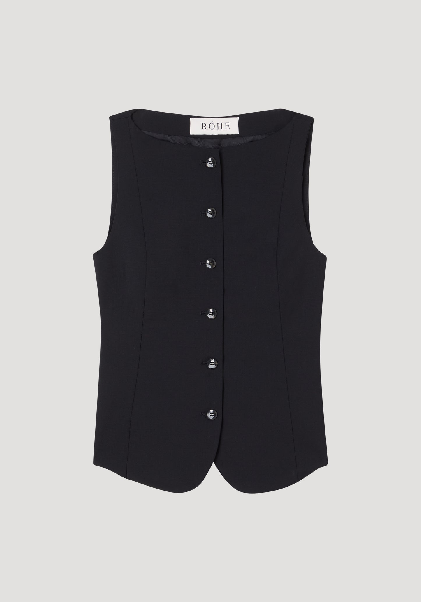 Boat Neck Waistcoat