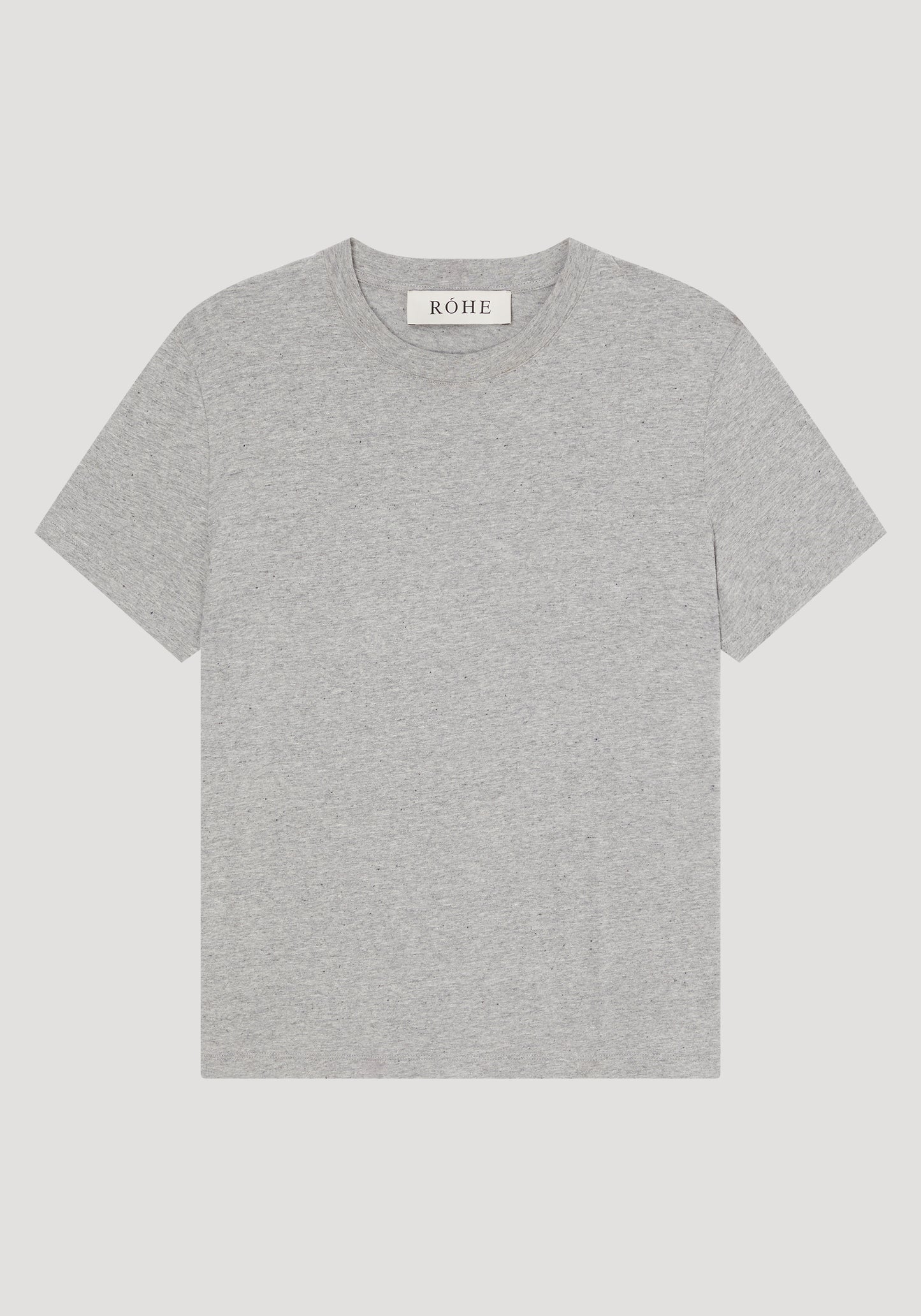 Slub Melange Cotton T-Shirt