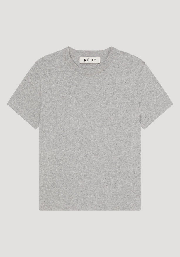 Slub Melange Cotton T-shirt