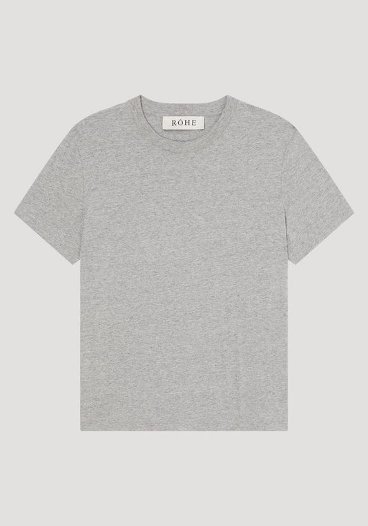 Slub Melange Cotton T-shirt