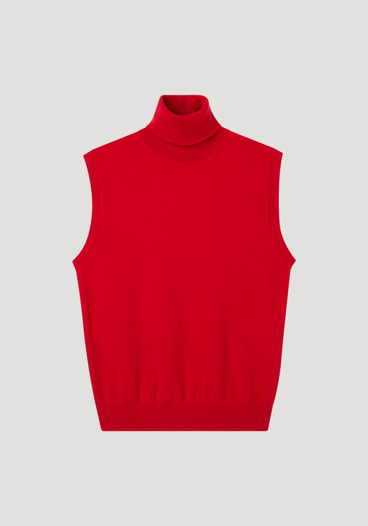 Sleeveless Turtleneck