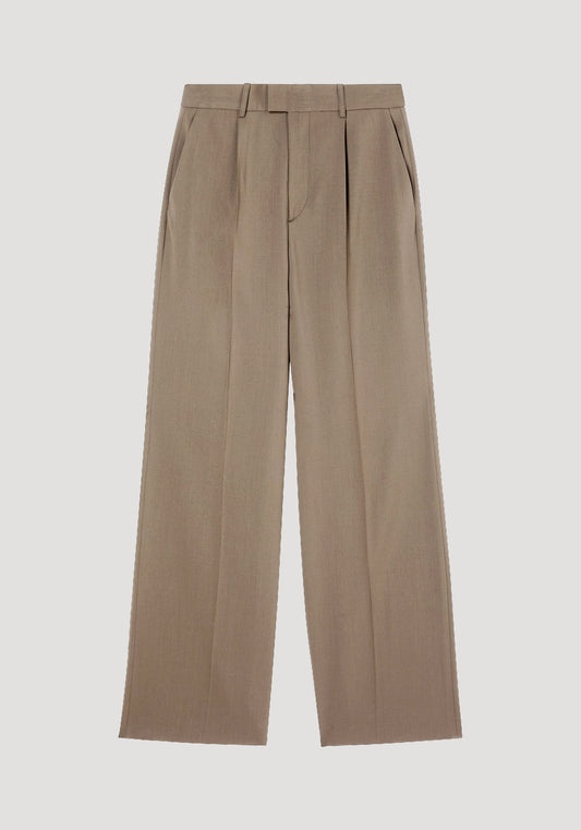 Relaxed Single Pleated Trousers