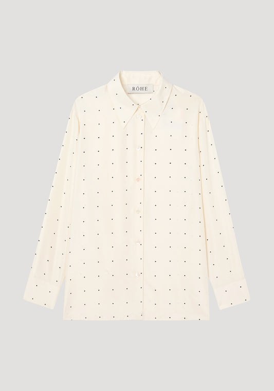 Dot Signature Silk Shirt