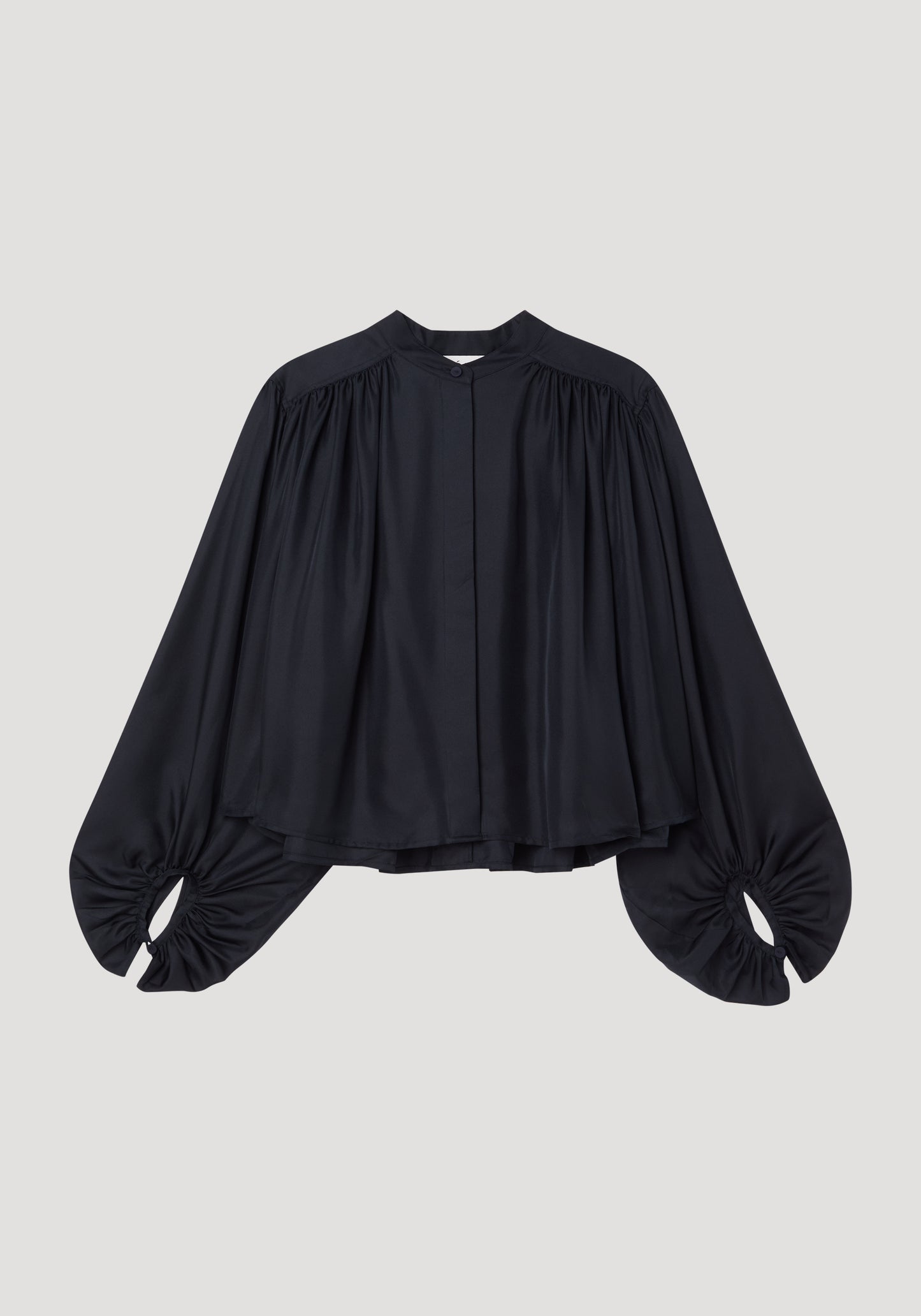 Silk Pleated Top