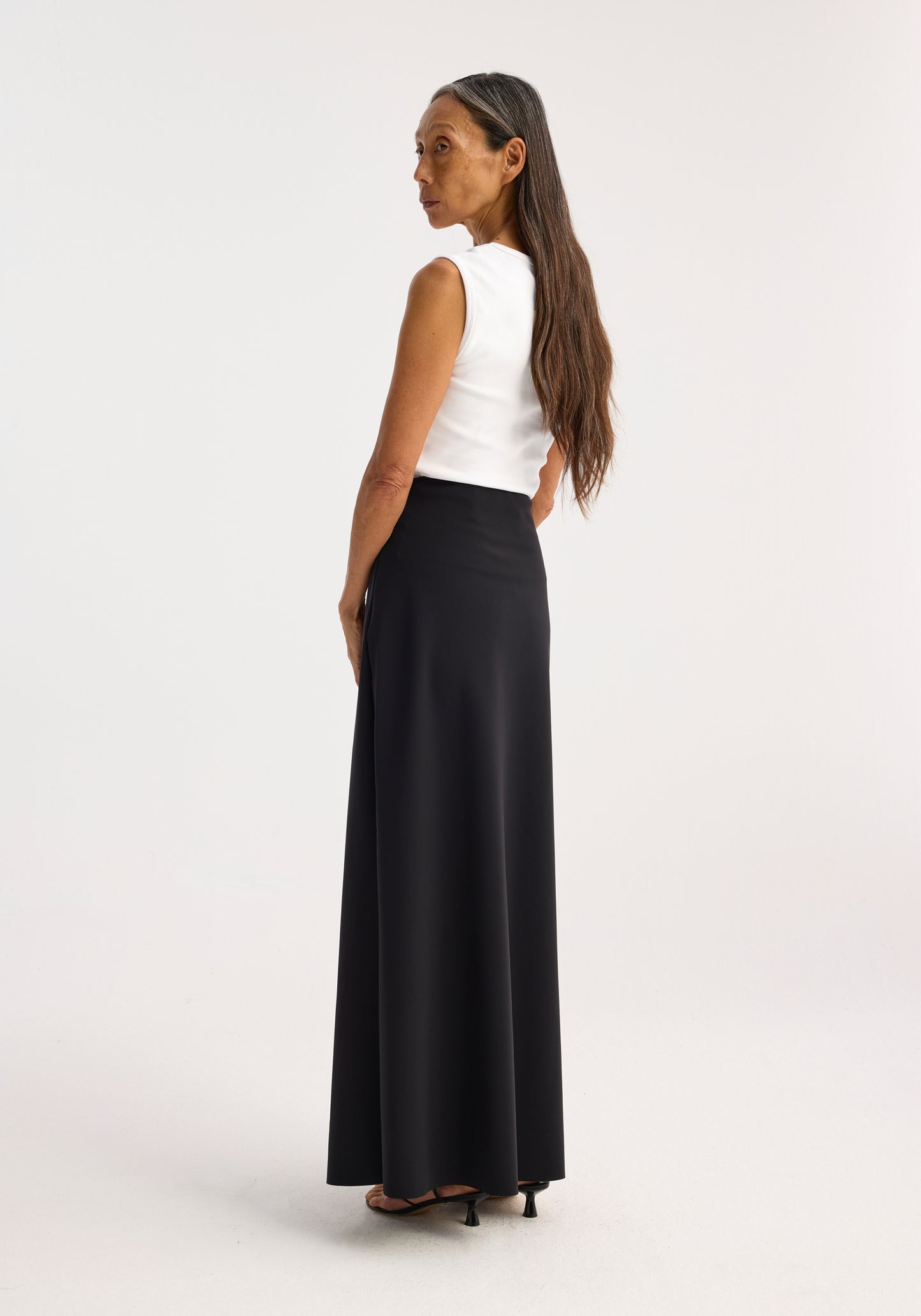 Minimal High Waist Scuba Skirt