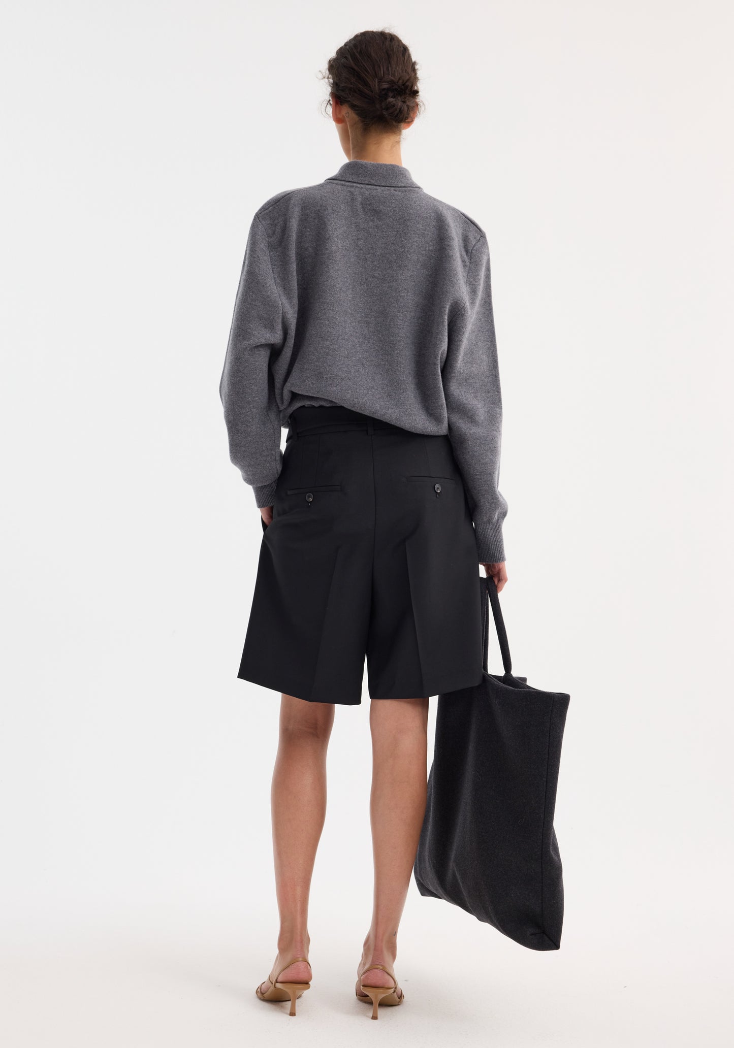 Tailored Belted Shorts