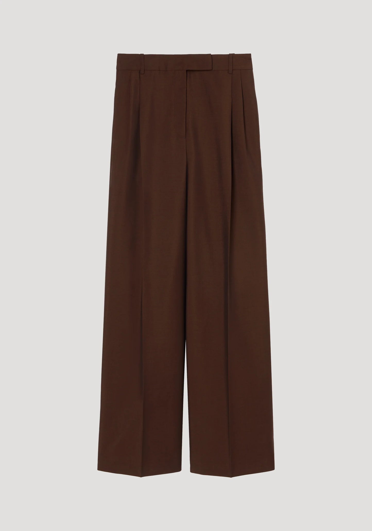 Mid-Waist Tailored Trousers