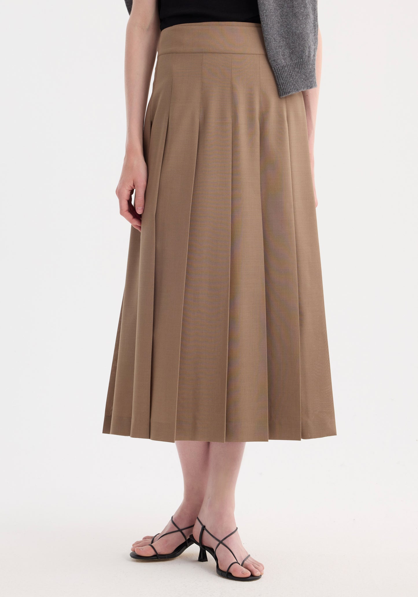 Plissé Wrap Skirt