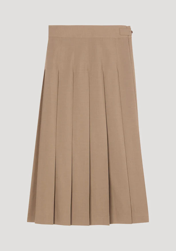 Plissé Wrap Skirt