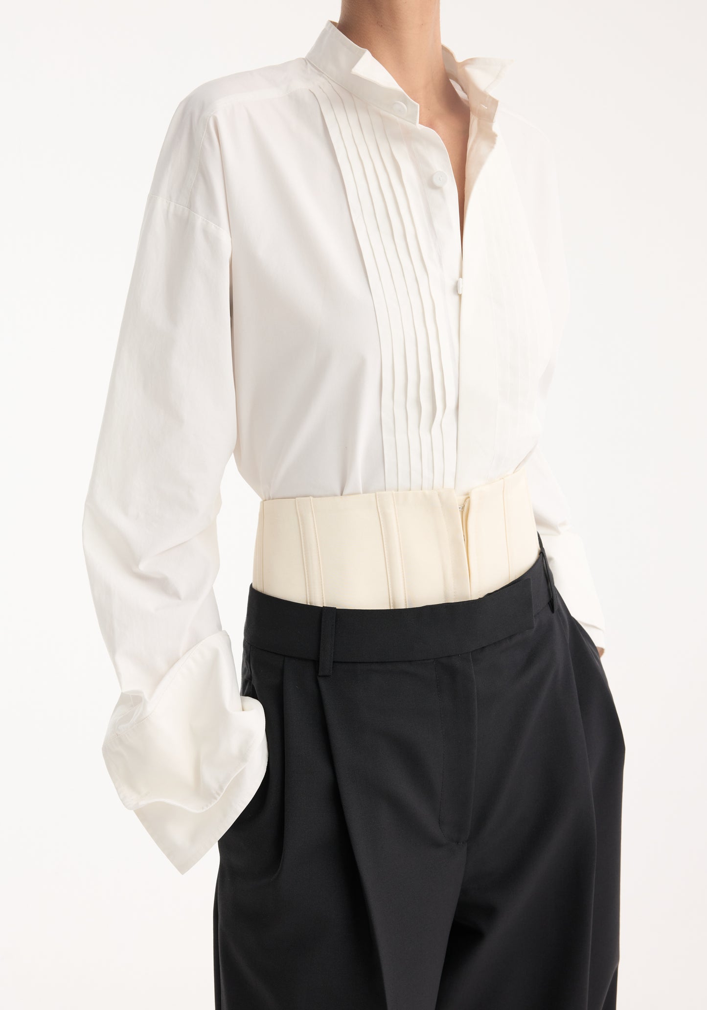 Tuxedo Wired Shaped Shirt