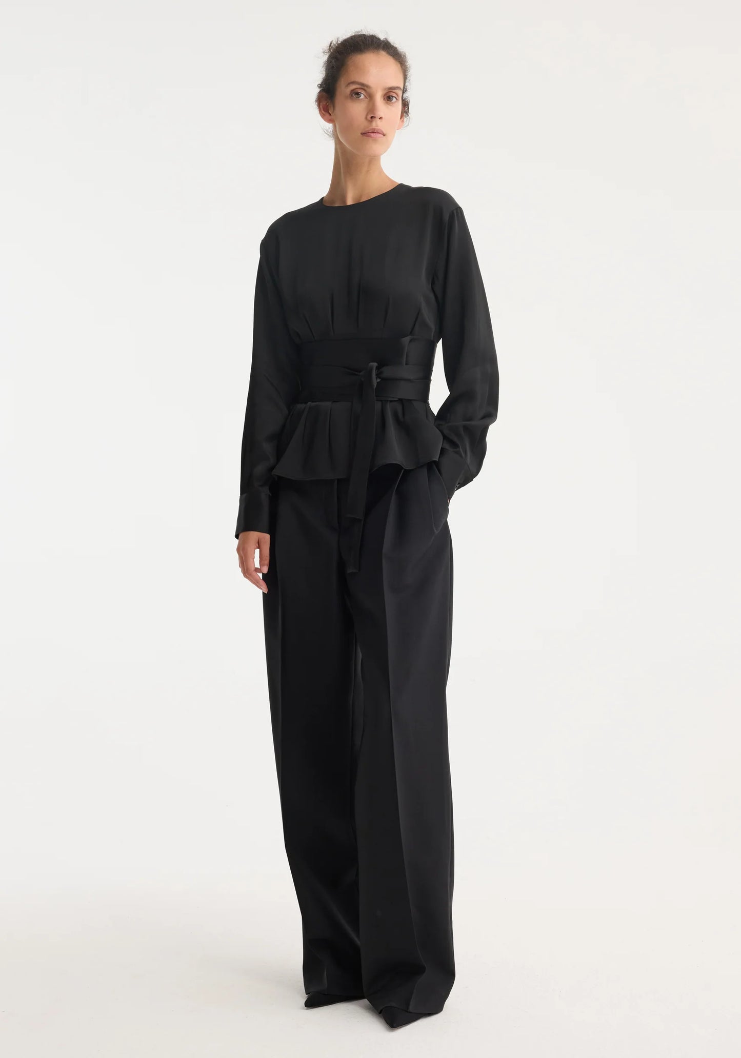 Kimono Satin Top