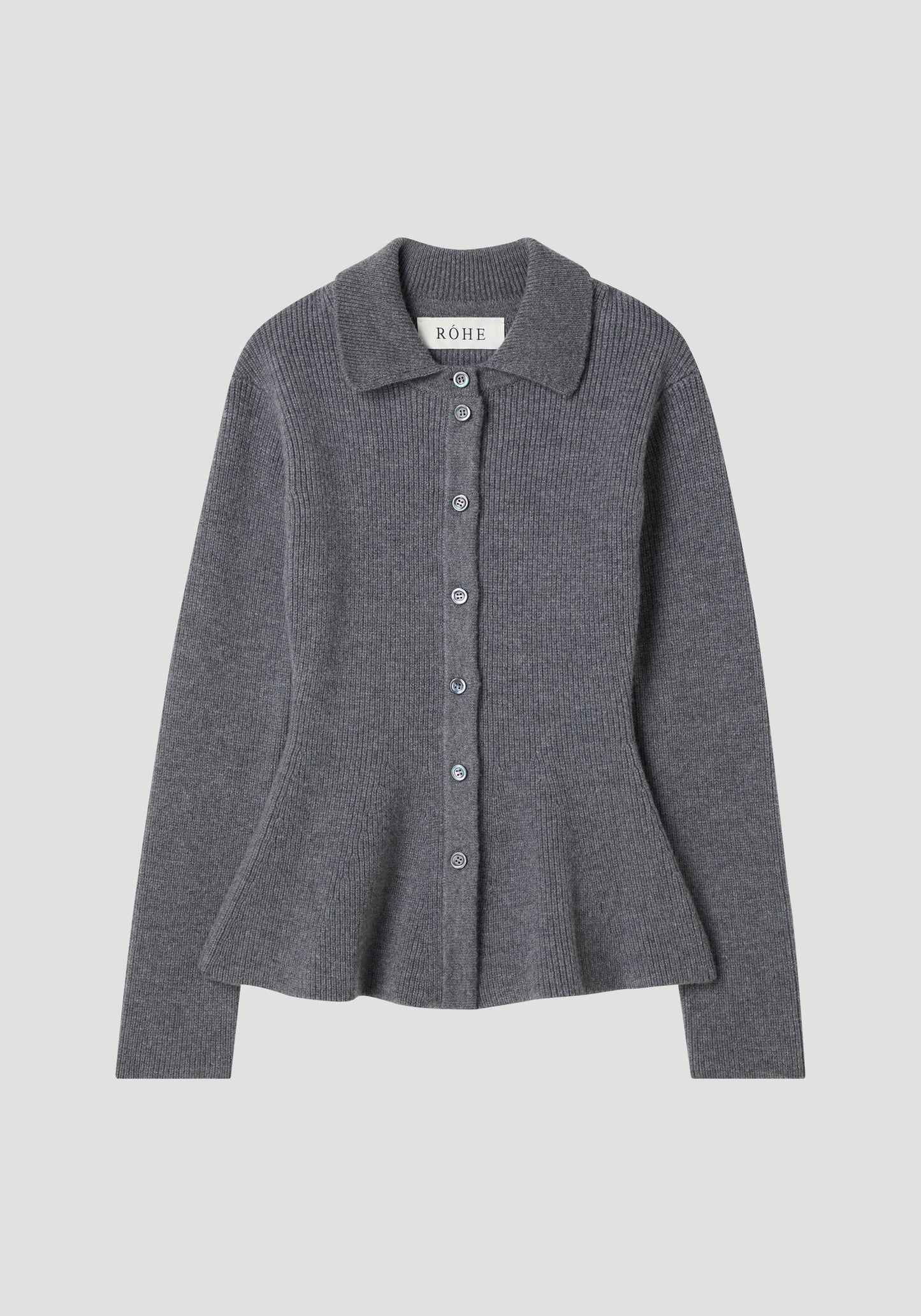 Waisted Rib Cardigan