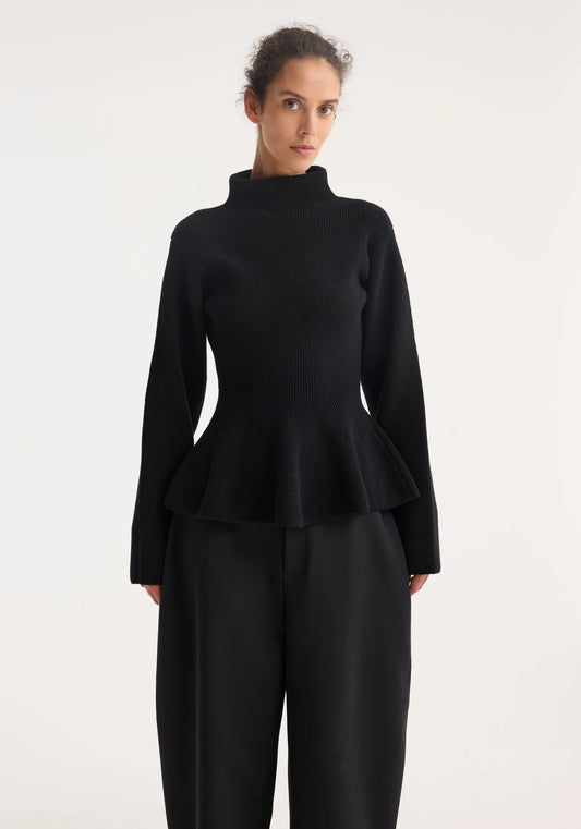 Sculptural Knitted Top