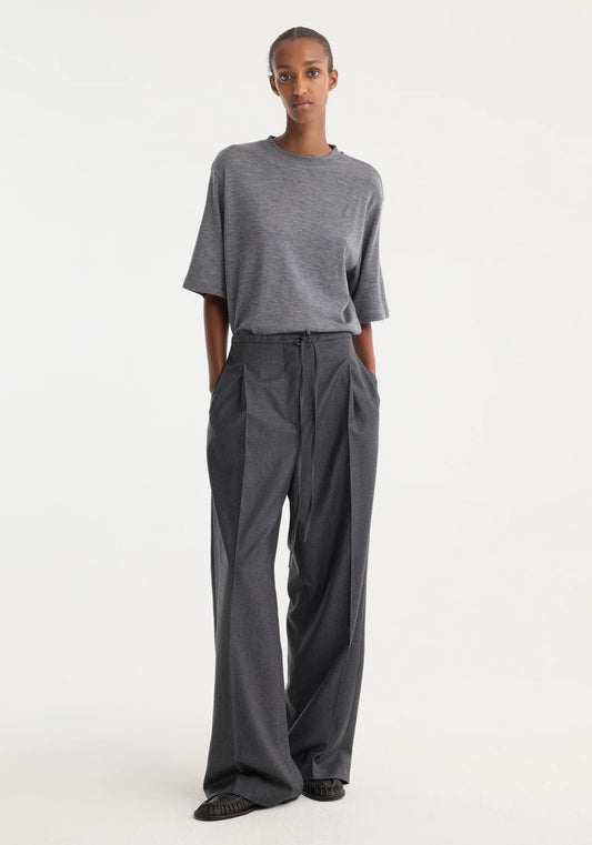 Relaxed Soft Wool Trousers