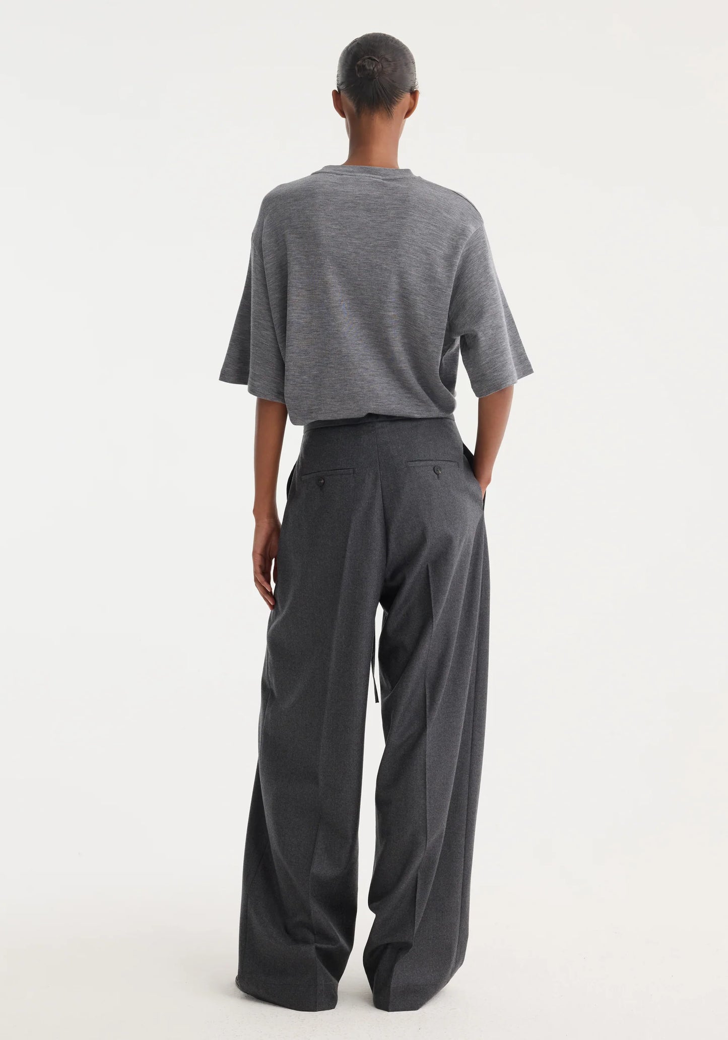 Relaxed Soft Wool Trousers
